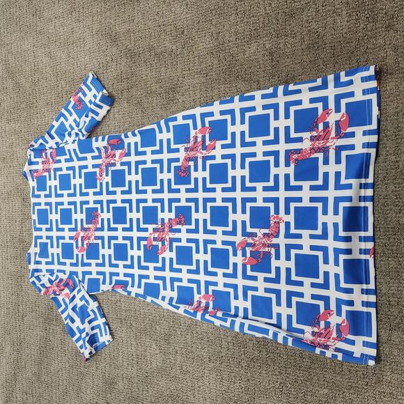 Tracy Negoshian Dress Multicolor Short Sleeve Size Medium - Picture 9 of 9